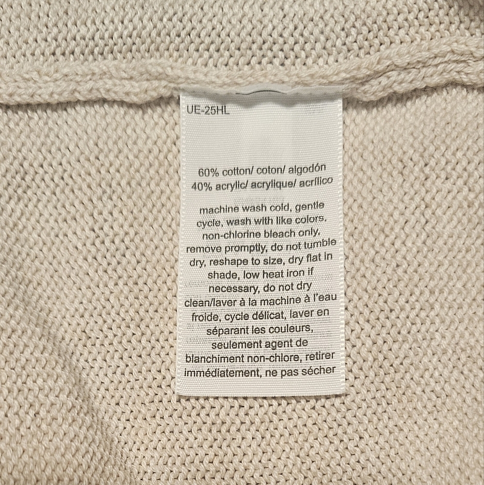 Tommy Hilfiger Varsity cropped sweater Size L - Picture 8 of 9